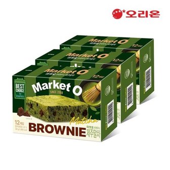  오리온 마켓오 브라우니 말차 12P(240g) x 3개