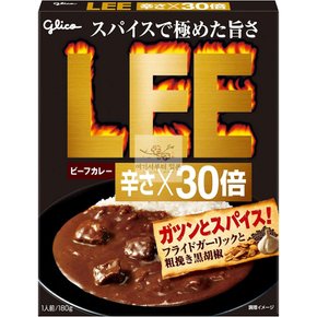 일본 글리코 비프 카레 LEE 매운맛 x 30배 180g 10팩 일본카레