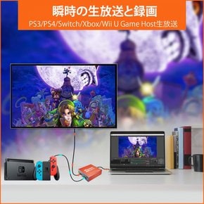 Mirabox 비디오 캡처 보드 1080P 0FPS 4K HDMI 패스 스루 게임 실황