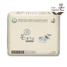 네이처 국산 천연흡수체 유기농 생리대 중형16P