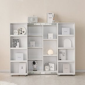 B6251 슬라이딩 수납장 800 4단 1color
