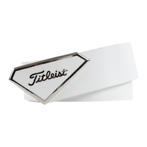 타이틀리스트머플러 CQK TKPWA5983-01 POLYGON BUCKLE BELT W WHITE