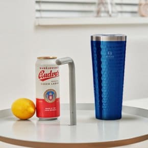 허니컴 보온보냉 텀블러 콜드컵 600ml  (블루/Venti)
