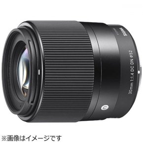 시그마 카메라 렌즈 30mm F1.4 DC DN APS-C 컨템포러리 블랙용 (소니 E/싱글 포커스 렌즈)