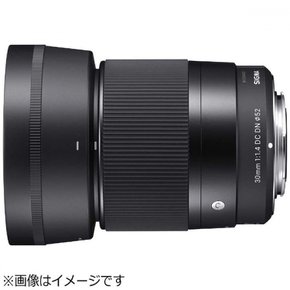 시그마 카메라 렌즈 30mm F1.4 DC DN APS-C 컨템포러리 블랙용 (소니 E/싱글 포커스 렌즈)