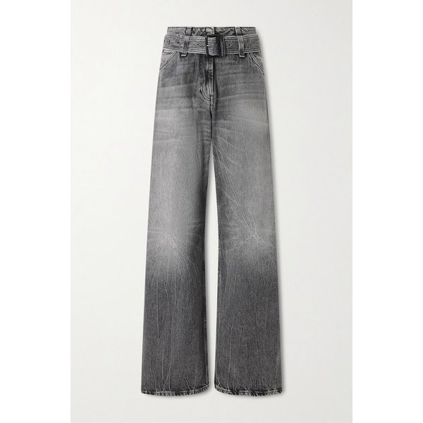 페이지 벨티드 와이드 진 블랙 46376663162975942