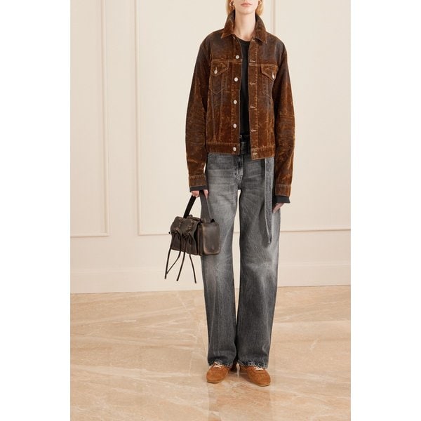 페이지 벨티드 와이드 진 블랙 46376663162975942