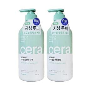 애경 더마앤모어 세라마이드 두피 딥 샴푸 600ML 2개