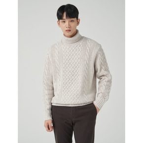 *14%적립*[30%OFF]아란 터틀넥 니트  아이보리 (BC3X51C440)