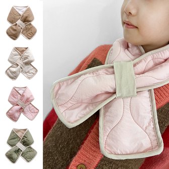 키즈스퀘어 [메르시밴드] Onion padding fleece 목도리 (4 color)