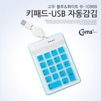  자판 숫자 USB 파랑 노트북 키패드 키보드 텐키