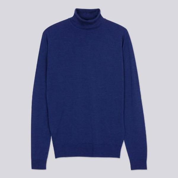 존스메들리 스웨터 CHERWELL PULLOVER ROLL NECK LS LAPIS BLUE