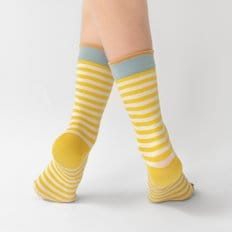 [본메종] Sock Stripe Sulfur_RY126