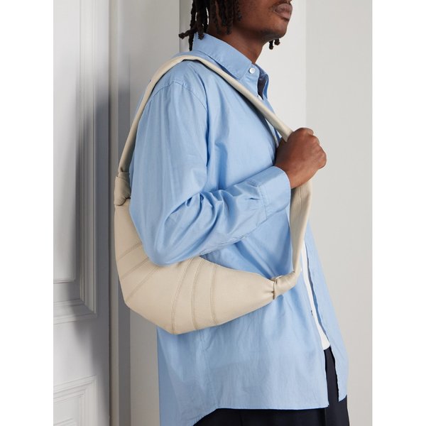 크로아상 스몰 풀그레인 가죽 메신저백 46376663162912114