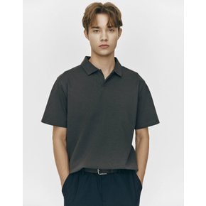 남성 폰테 슬릿넥 폴로 반팔 티셔츠 01015504 (4COLOR)