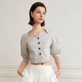 YY_Unique crop shirt