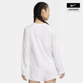 우먼스 나이키 원 클래식 드라이 핏 긴팔 탑 NIKE FN2802-100