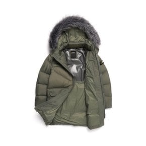 K224UDW100 AIR BREATH 롱 다운 점퍼 LICHENKHAKI