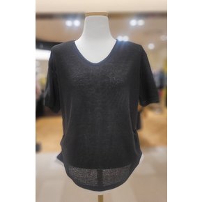 브이넥배색셔링티셔츠 VB68TSM306Z