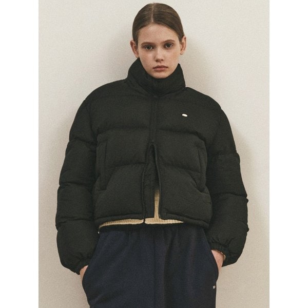 MINIMAL CROPPED PUFFER PADDING_BLACK