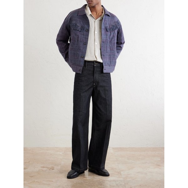 카틱 리서치 크로셰 트림 라미 코튼 블렌드 셔츠 46376663162975425