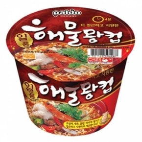 [석진케이] 가정용라면 팔도 일품 해물왕컵 110gx12컵 상비용라면