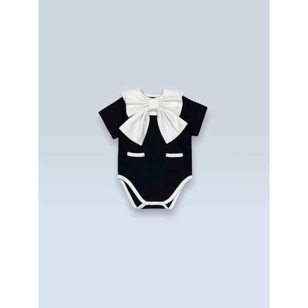 Dress Up! Bodysuit Short-sleeve (Black)