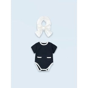 Dress Up! Bodysuit Short-sleeve (Black)