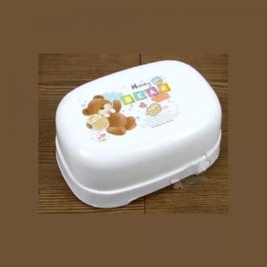 화이트 베어 세수 비누케이스 비누곽 비누받침