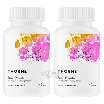  [1+1]쏜리서치 베이직 프레나탈 임산부 종합 비타민 90캡슐 THORNE RESEARCH BASIC PRENATAL