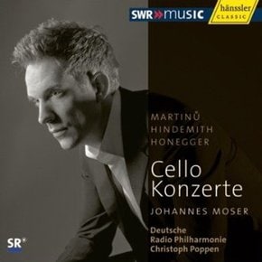 BOHUSLAV MARTINU/ PAUL HINDEMITH/ ARTHUR HONEGGER - CELLO CONCERTOS/ JOHANNES MOSER, CHRIS