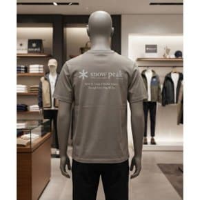 APPAREL 코튼 레터링 반팔 티셔츠 S26MMFTS62 Vintage Gray 389856
