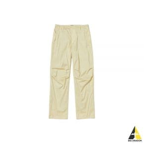 오라리 24 HARD TWIST POLYESTER SATIN LAMI 아미NATE FIELD PANTS LIGHT BEIGE (A24SP0