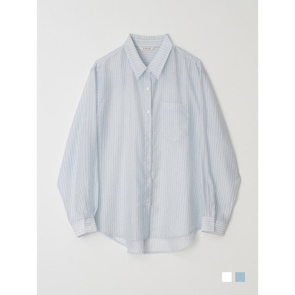 [W컨셉 단독][8th reorder] AIRY STRIPE SHIRT_2color