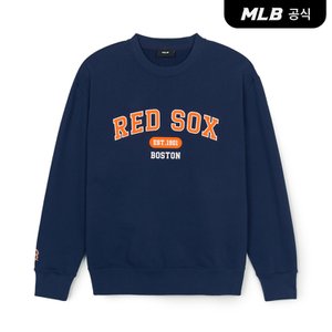 MLB [코리아공식] 바시티 오버핏 맨투맨 BOS (Navy)