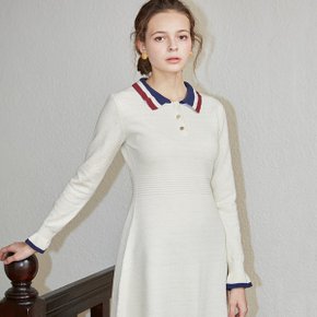 COLLAR KNIT ONEPIECE_IVORY (2007828)