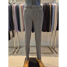 24FW 그레이 컬러 Imported Fabric 울 스판 히든밴딩 캐주얼 셋업 남성정장바지 [BYS4PK70BKA]