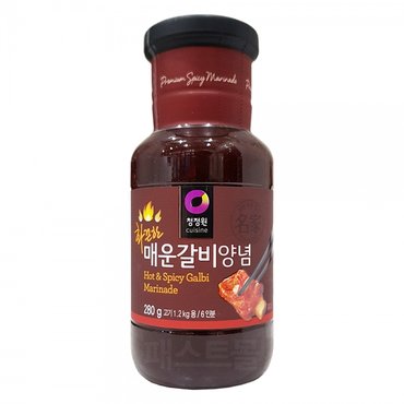 청정원 화끈한매운갈비양념280g