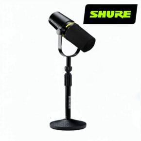 슈어 MV7+ PLUS PODCAST KIT 팟캐스트 키트 XLR USB-C (스탠드 포함)