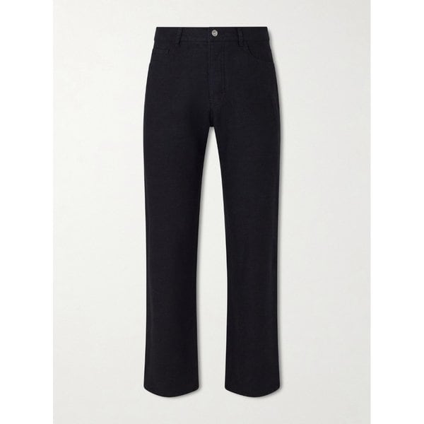 미스터 피 에드워드 스트레이트 린넨 코튼 블렌드 팬츠 46376663163004328