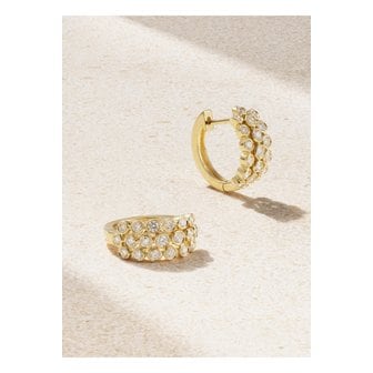 ANITA KO 아니타 코 18캐럿 골드 다이아몬드 후프 귀걸이 1647597336012023