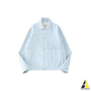 스튜디오 니콜슨 LAZAR SNM DENIM JACKET ICE BLUE (840) (라자르 데님 자켓)