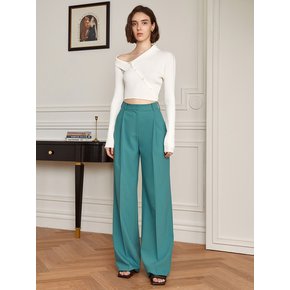 YY_Two tuck loose straight pants_MINT