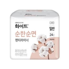 코튼쿠션 팬티라이너 일반 24개입x1개