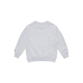 KIDS BASIC LOGO SWEATSHIRT MELANGE 키즈맨투맨 베이직로고 멜란지