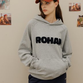 Buccle lettering hoodie_Gray