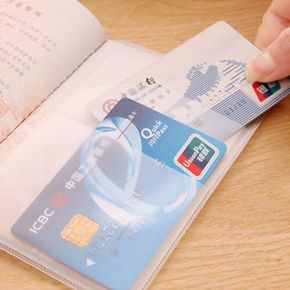 투명 여권케이스 여권커버 여권지갑 비닐 여행준비물