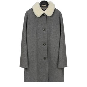 여성 NEW DOLL 울 코트 WOANO F01433 PLA HEATHERED GREY [APC033gr]