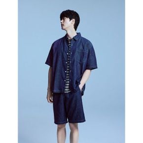 남성 쿨링 컴포트 데님 밴딩 쇼츠 PHG2DH1053_P425726109