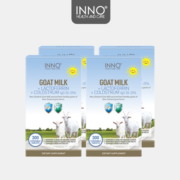 뉴질랜드 Inno Health 이노헬스 산양유 락토페린 초유 300정 4팩
